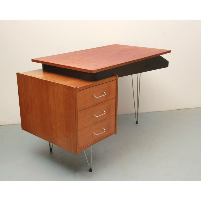 Mesa de teca Vintage por Cees Braakman para Pastoe, Holanda 1960