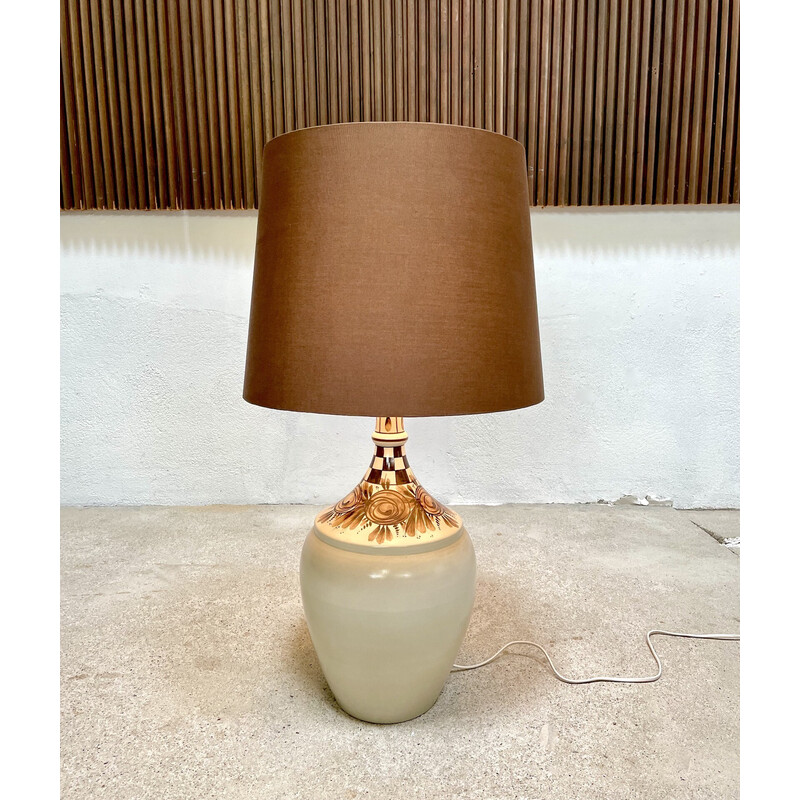 Vintage ceramic table lamp by Bjørn Wiinblad for Rosenthal Studio Line, 1960s