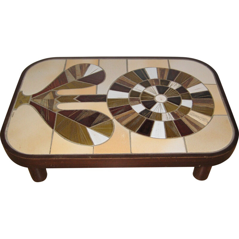 Ceramic coffee table, Roger CAPRON - 1960s