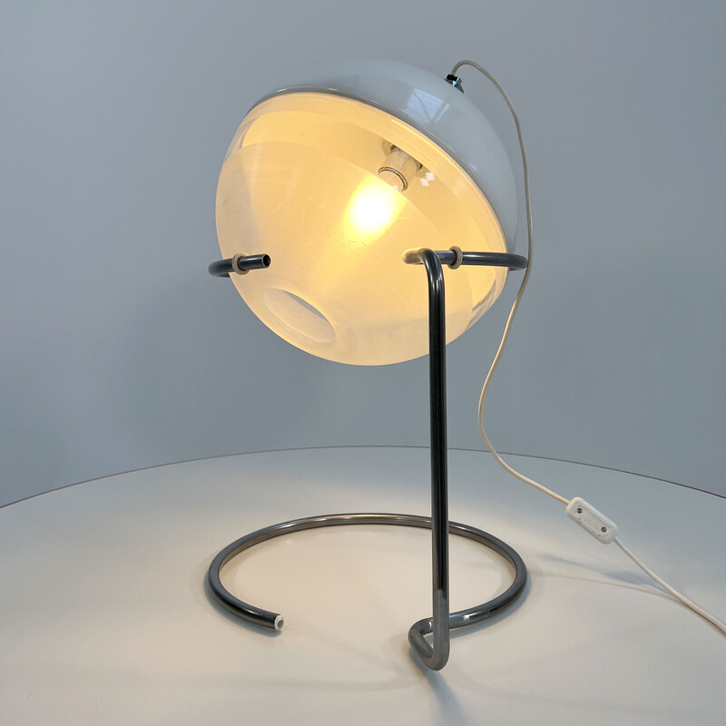 Vintage Focus table lamp by Fabio Lenci for Guzzini, 1970s