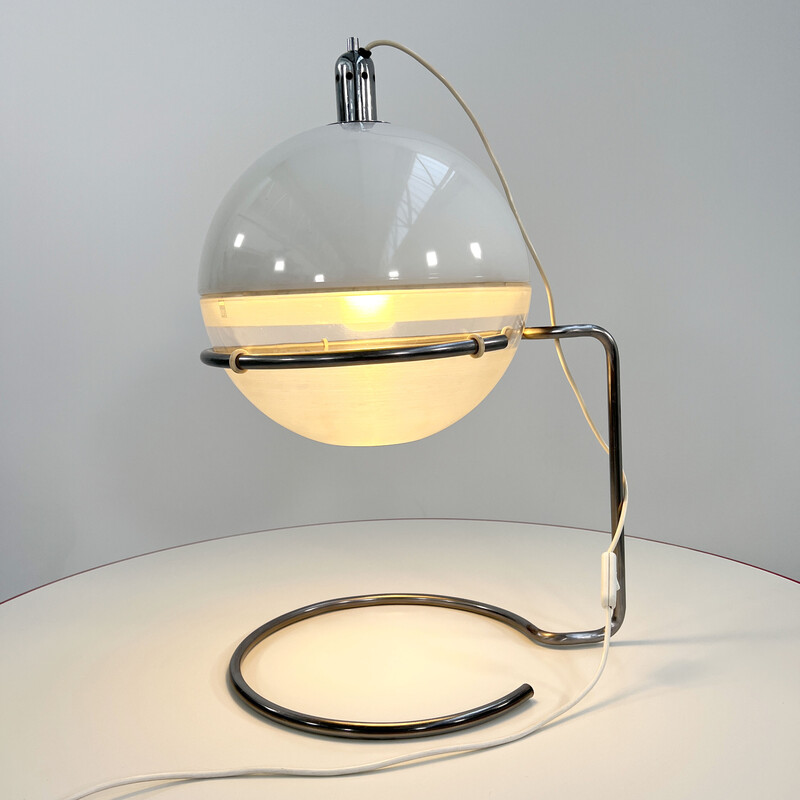 Lampe de table vintage Focus de Fabio Lenci pour Guzzini, 1970