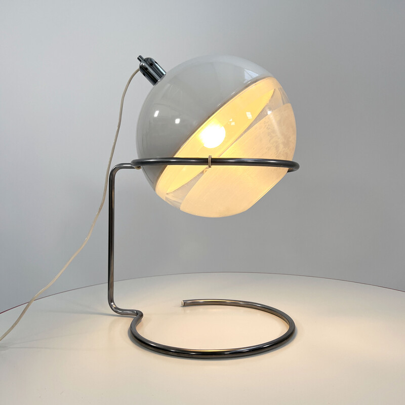 Lampe de table vintage Focus de Fabio Lenci pour Guzzini, 1970