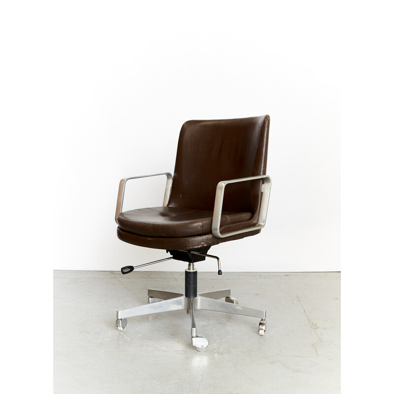 Mid-century office armchair by Ib Kofod Larsen for Fröscher