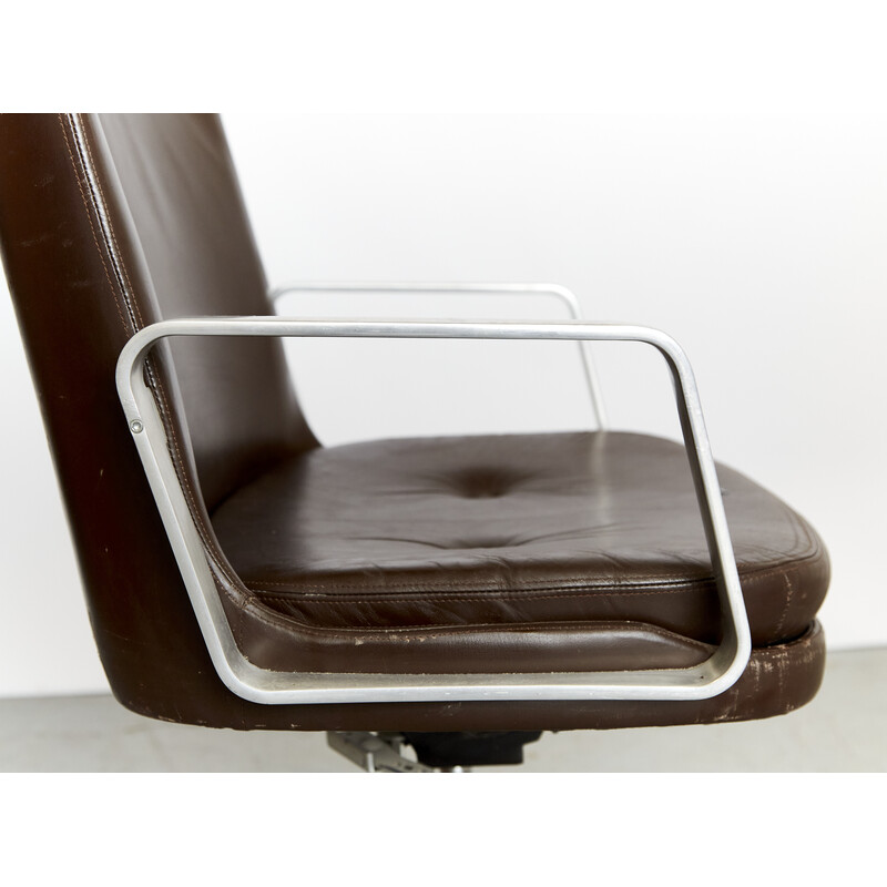 Mid-century office armchair by Ib Kofod Larsen for Fröscher