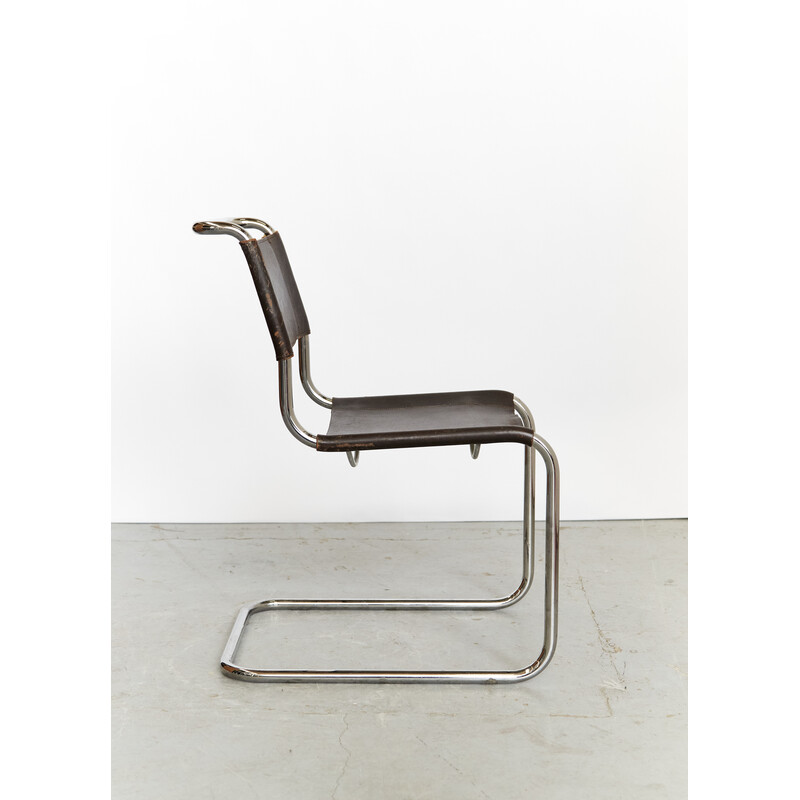 S33 cadeira cantilever vintage de Mart Stam para Thonet