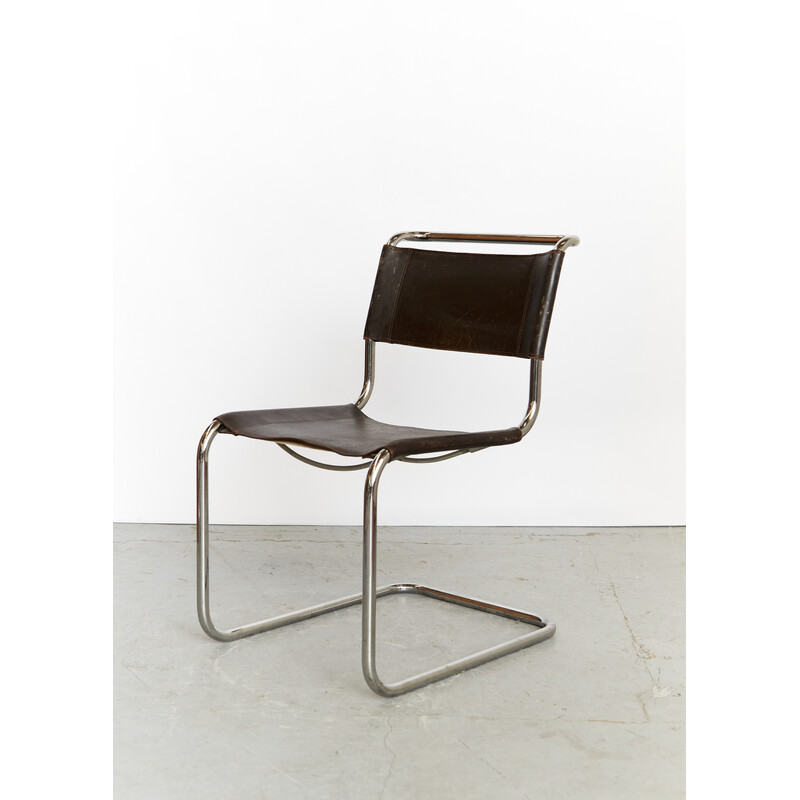 S33 cadeira cantilever vintage de Mart Stam para Thonet