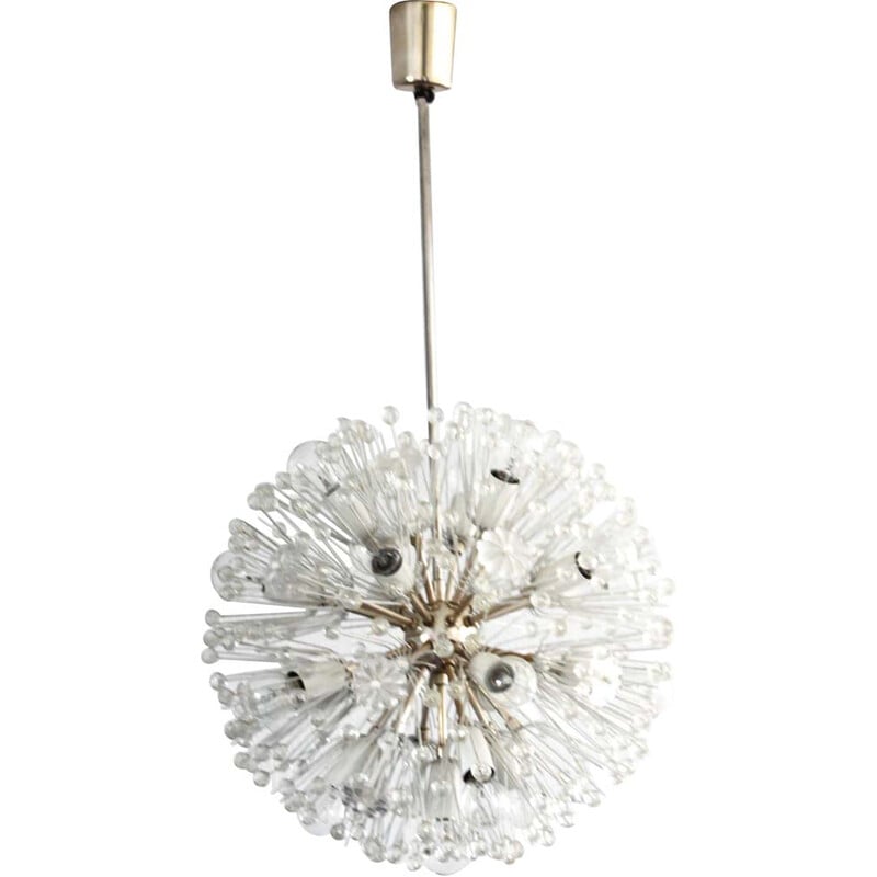 Vintage dandelion chandelier by Emil Stejnar for Rupert Nikoll, 1960s