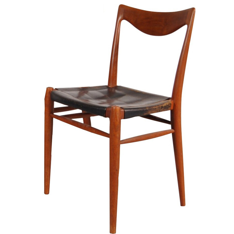 Gustav Bahus Norway "Bambi" teak dining chair, Rolf RASTAD & Adolf RELLING - 1950s