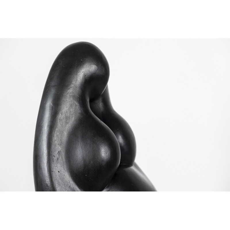 Vintage sculpture "Maternity" by Dragoljub Milosevic, 1970