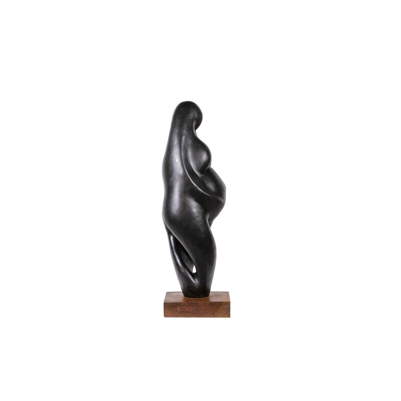 Vintage sculpture "Maternity" by Dragoljub Milosevic, 1970