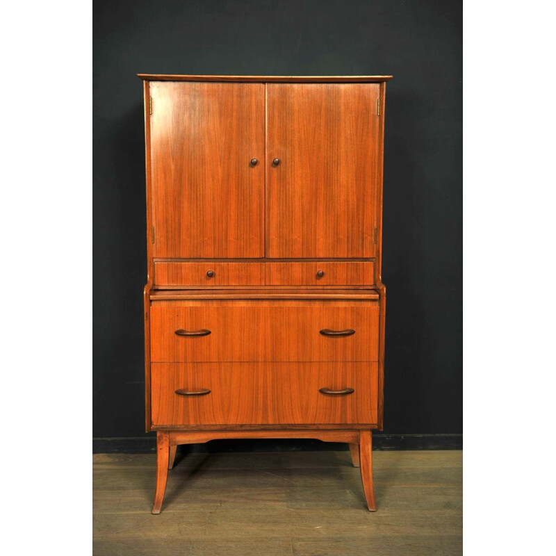 Scandinavian teak and glass dressing table - 1960s