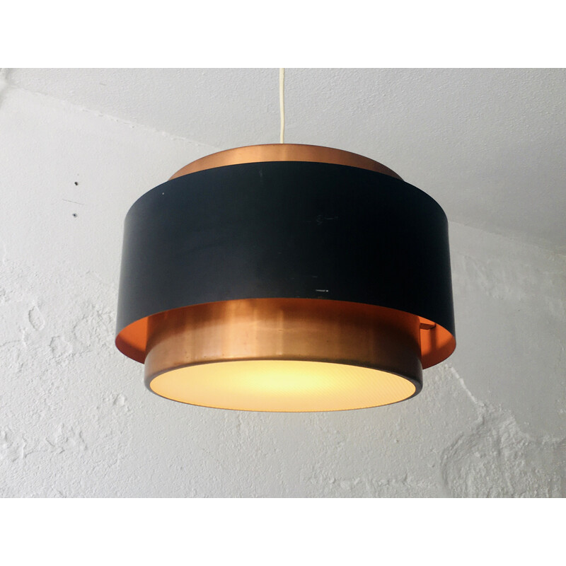 Vintage Saturn pendant lamp by Jo Hammerborg for Fog and Morup, Denmark 1960s