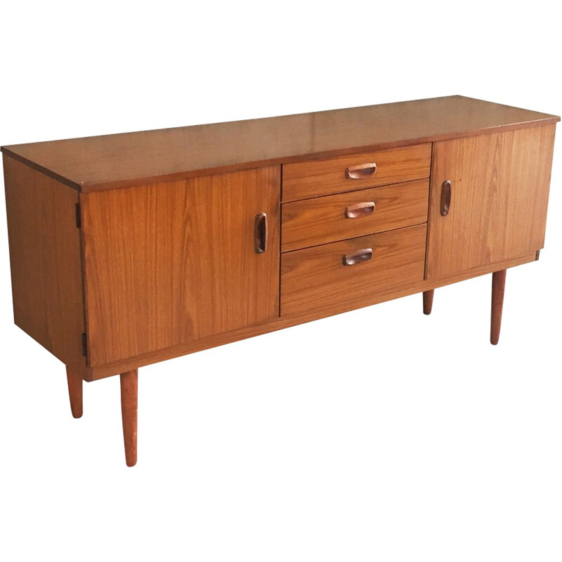 Mid century Schreiber teak veneer sideboard - 1970s