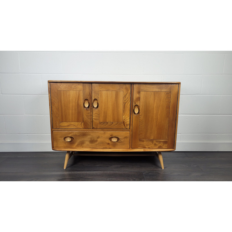 Vintage Ercol splay leg sideboard, 1960s