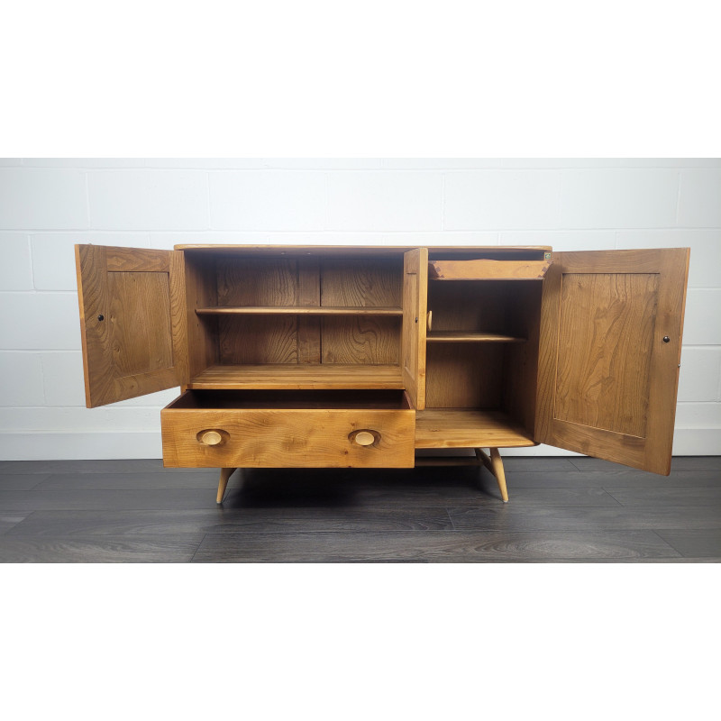 Vintage Ercol splay leg sideboard, 1960s