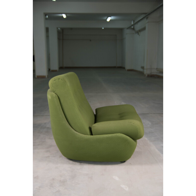 Vintage green armchair, 1970s