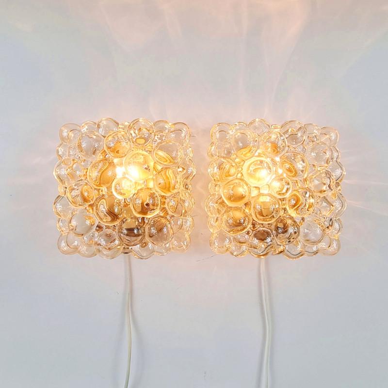 Pair of mid-century wall lamps by Helena Tynell for Limburg, Germany 1970s