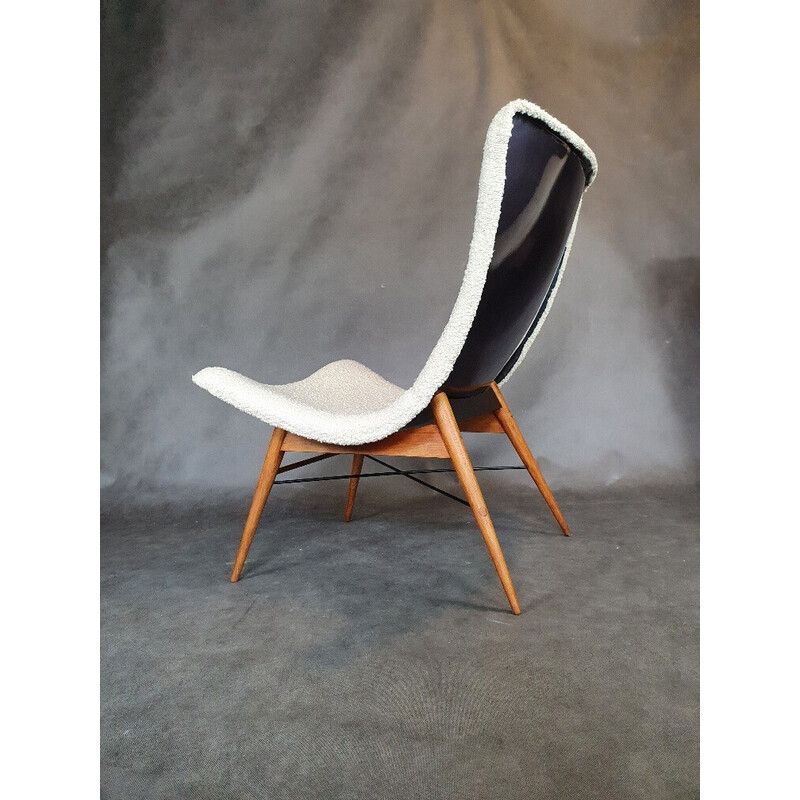 Vintage TV armchair by Miroslav Navràtil for Česky Nabytek, 1960s