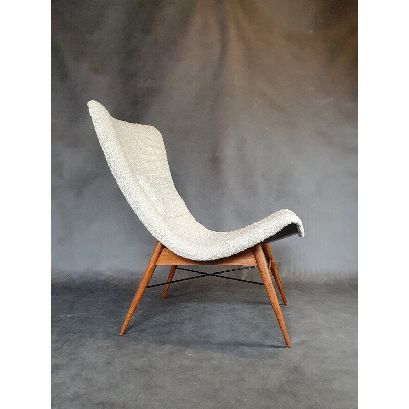 Vintage Tv fauteuil van Miroslav Navràtil voor Česky Nabytek, 1960