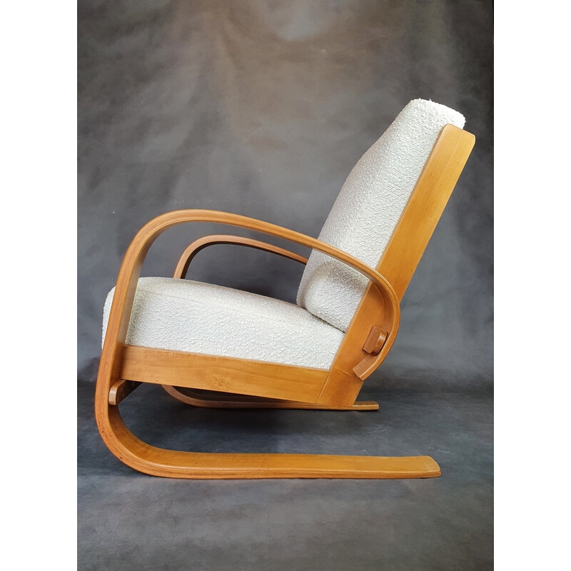 Vintage Tank armchair by Miroslav Navratil and Alvaar Alto, 1950s