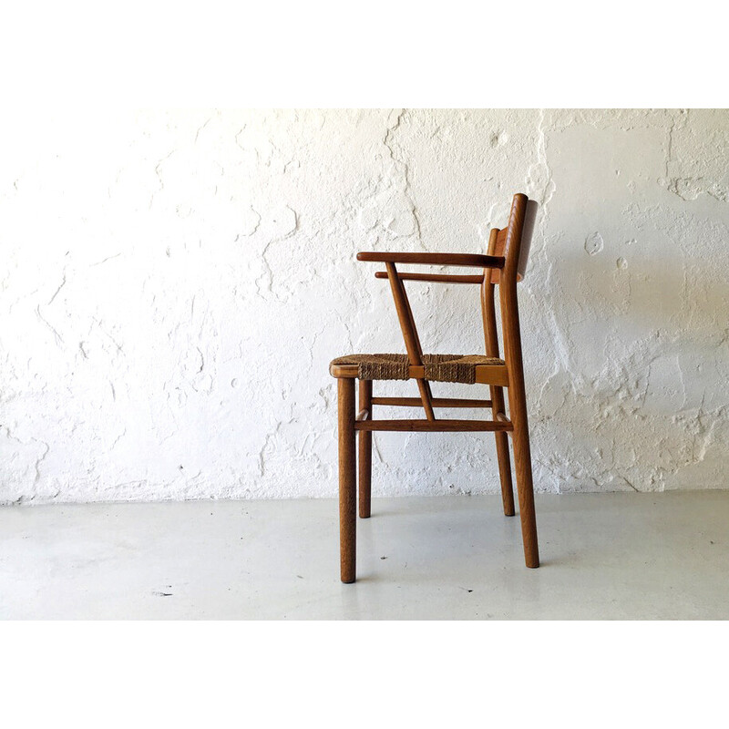 Cadeira de braços dinamarquesa Vintage por Borge Mogensen, 1960