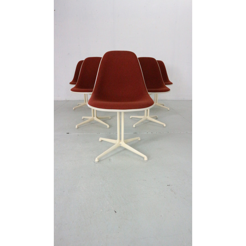 Conjunto de 6 cadeiras "La Fonda" vintage de Charles e Ray Eames para Herman Miller, 1960