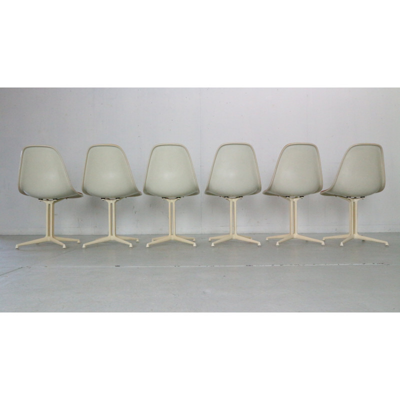 Satz von 6 Vintage-Stühlen "La Fonda" von Charles und Ray Eames für Herman Miller, 1960