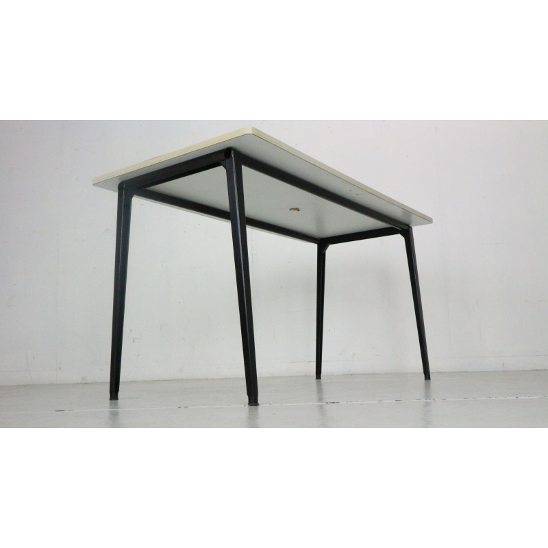 Vintage "Reform" industrial dining table by Friso Kramer for Ahrend de Cirkel, Holland 1955