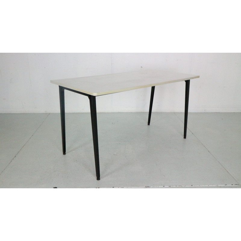 Vintage "Reform" industrial dining table by Friso Kramer for Ahrend de Cirkel, Holland 1955