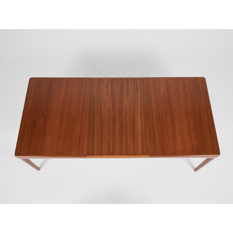 Mid century Danish dining table in teak by Hw Klein for Bramin, 1960s