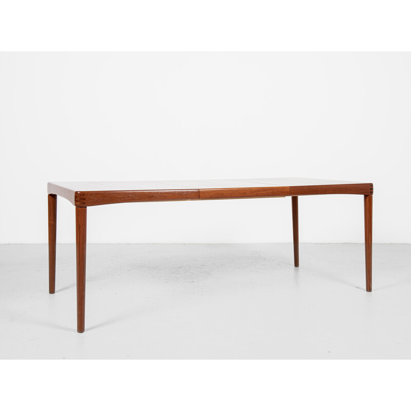 Mid century Danish dining table in teak by Hw Klein for Bramin, 1960s