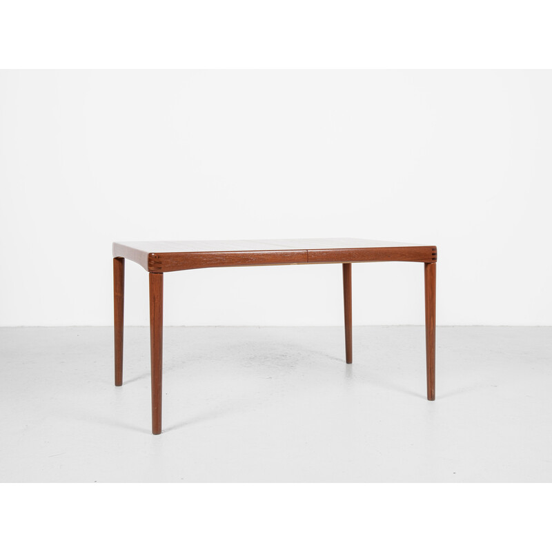 Mid century Danish dining table in teak by Hw Klein for Bramin, 1960s