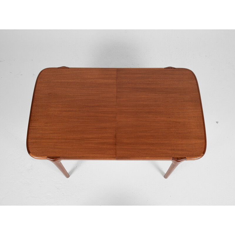 Mesa danesa vintage de teca de Johannes Andersen para Uldum, 1960