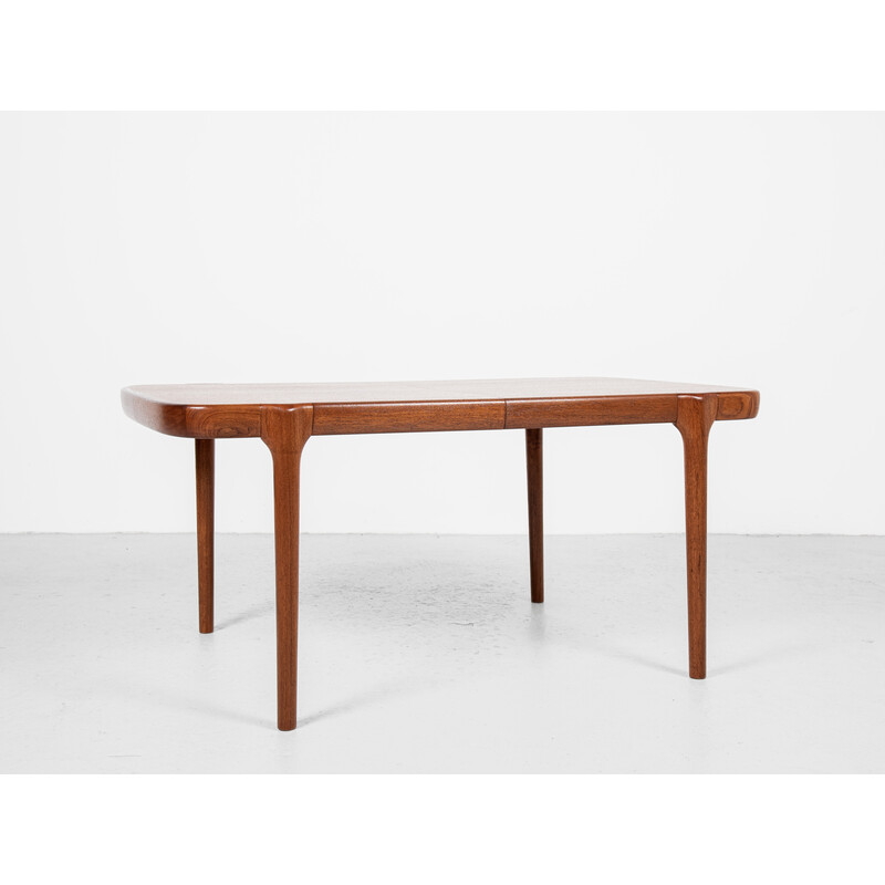 Mid century Danish dining table in teak by Johannes Andersen for Uldum, 1960s