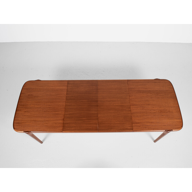 Mid century Danish dining table in teak by Johannes Andersen for Uldum, 1960s