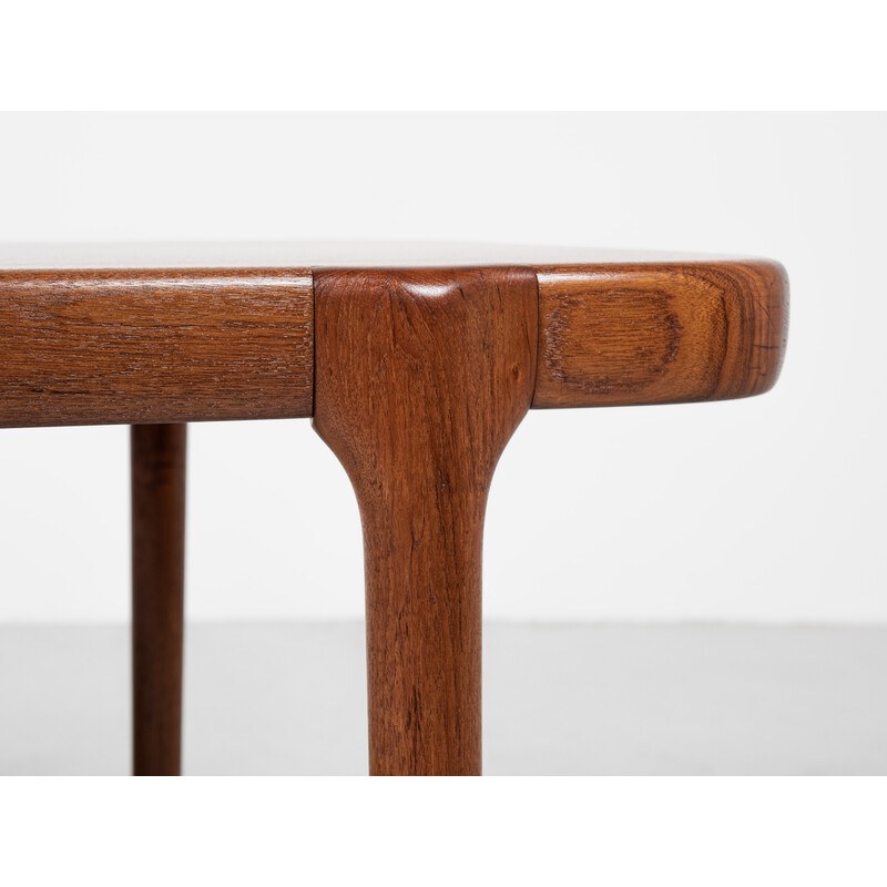 Vintage mesa de teca dinamarquesa por Johannes Andersen para Uldum, 1960