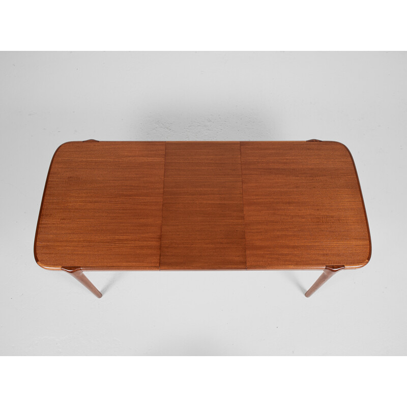 Mid century Danish dining table in teak by Johannes Andersen for Uldum, 1960s