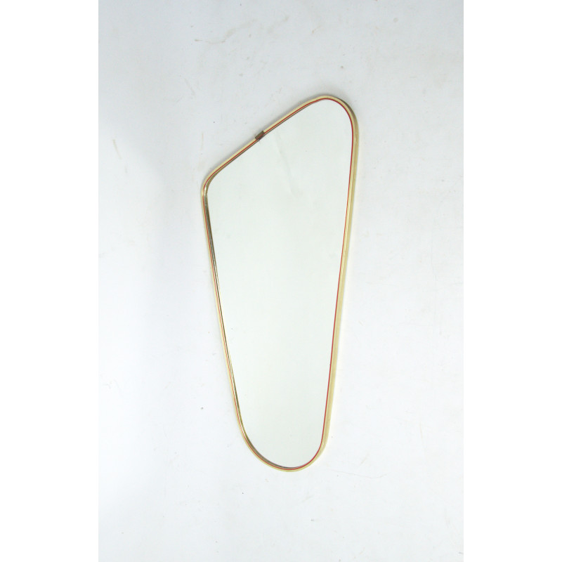 Vintage mirror in a golden frame, 1970s