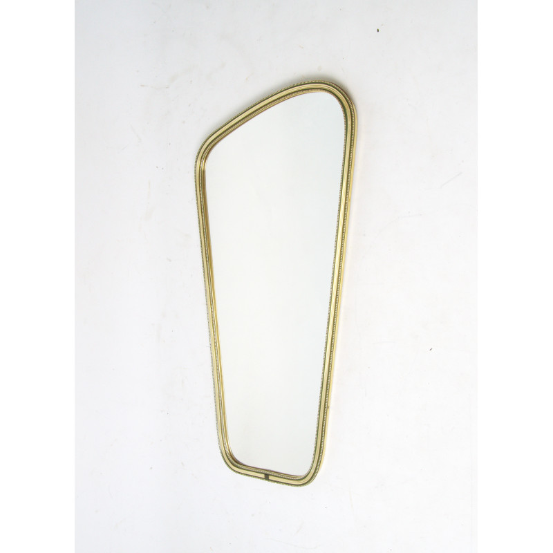 Vintage-Spiegel in einem goldenen Rahmen, 1970