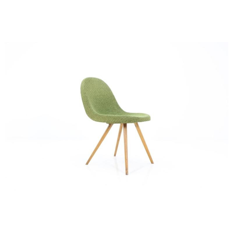 Cadeira de jantar verde vértice, Miroslav NAVRATIL - 1950