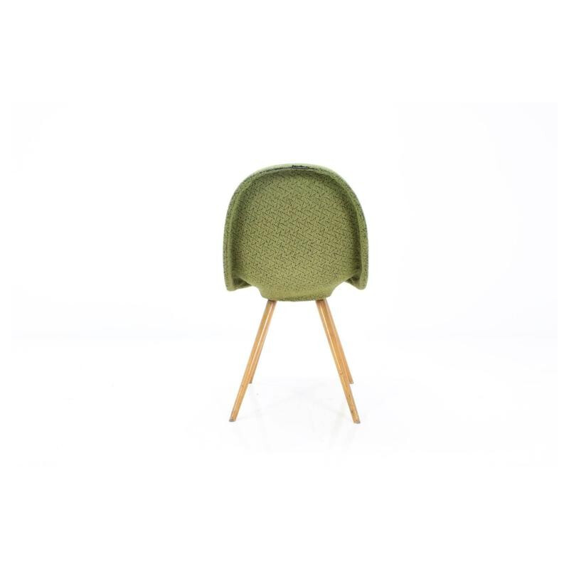 Vertex Czech green Dining Chair, Miroslav NAVRATIL - 1950s