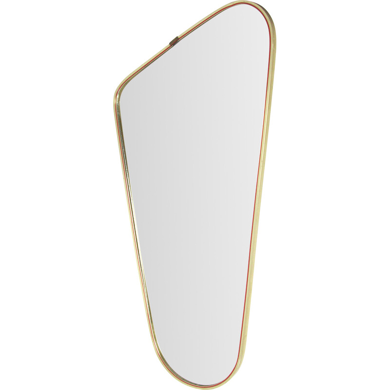 Vintage mirror in a golden frame, 1970s