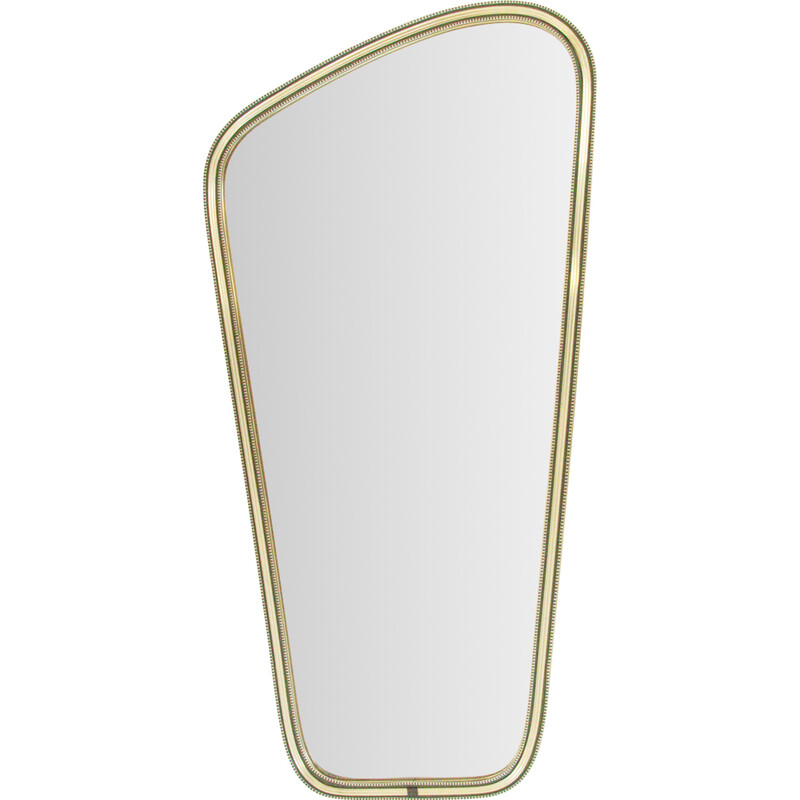 Vintage spiegel in gouden lijst, 1970