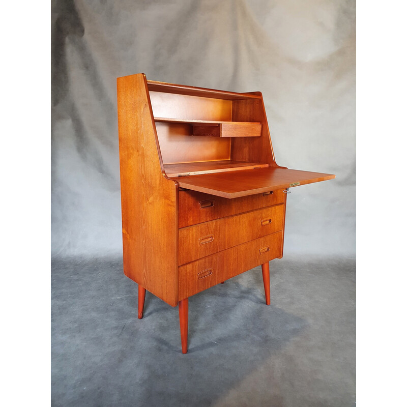 Vintage Norwegian teak secretary, 1960