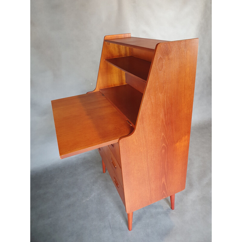 Vintage Noors teakhouten bureau, 1960