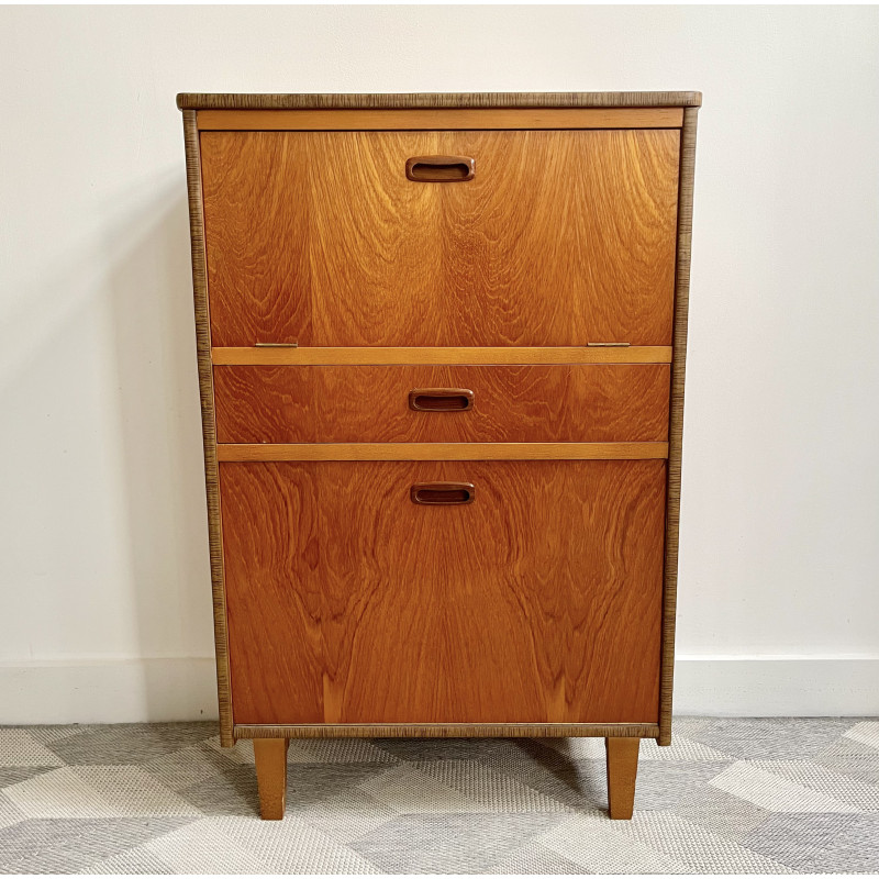 Vintage formica cocktail cabinet, 1950-1960s