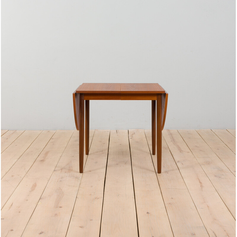 Danish vintage teak extension table, 1960s