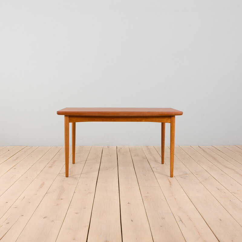 Teak mid century extension dining table by Skovby, Denmark 1960s