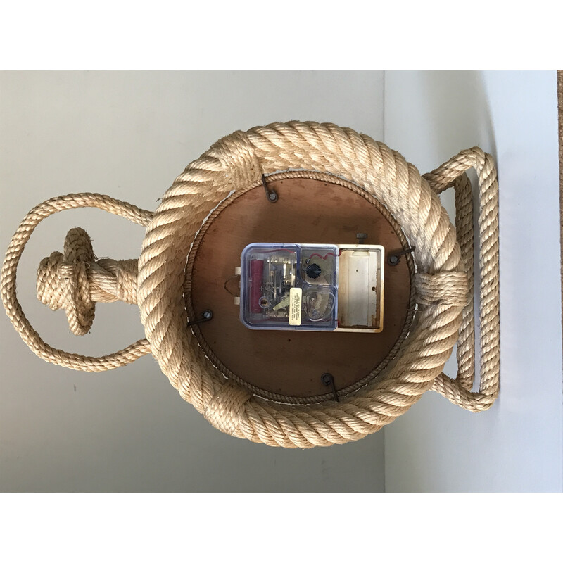 Vintage rope clock, 1960s