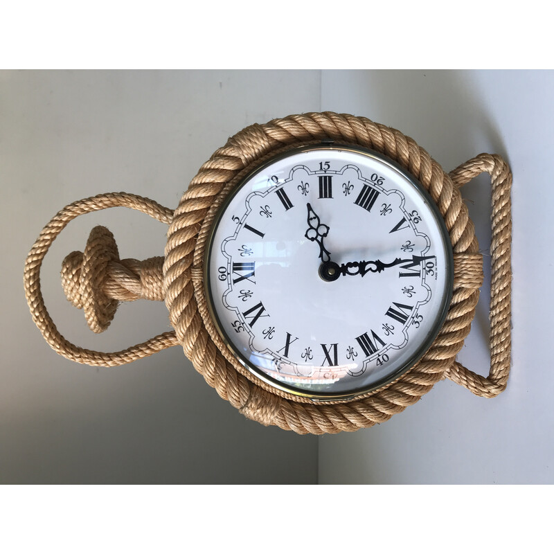 Vintage rope clock, 1960s